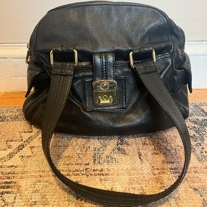 Marc by Marc Jacobs Black leather shoulder bag